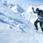 Snow mountain hiking snowy extreme walking mountains winter ice person adventure sport walk cold hill man hiker people climbing video